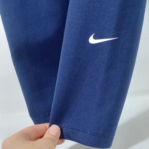 Nike Therma Fit Sweatpants Womens Large Navy Blue - Picture 1 of 8